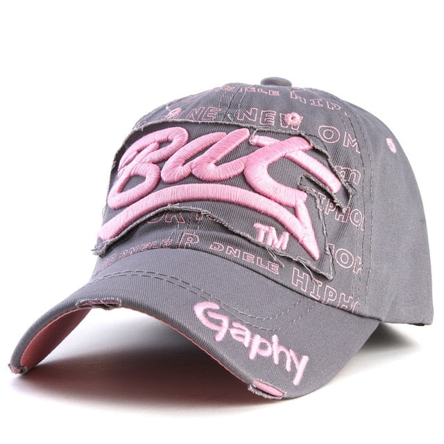 Xthree wholesale snapback hats baseball cap hats hip hop fitted cheap hats for men women gorras curved brim hats Damage cap