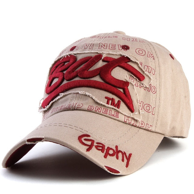 Xthree wholesale snapback hats baseball cap hats hip hop fitted cheap hats for men women gorras curved brim hats Damage cap